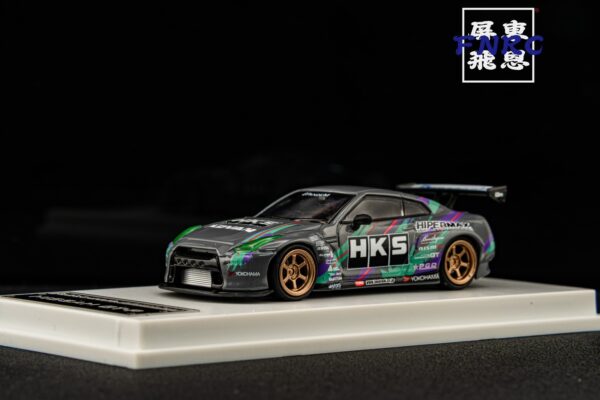 《車友代標》 LMLF 1/64 Nissan GTR R35 火箭兔套件 HKS塗裝