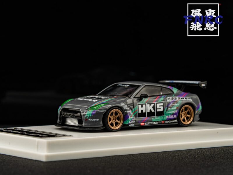 《車友代標》 LMLF 1/64 Nissan GTR R35 火箭兔套件 HKS塗裝