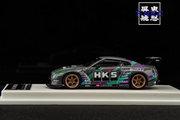《車友代標》 LMLF 1/64 Nissan GTR R35 火箭兔套件 HKS塗裝