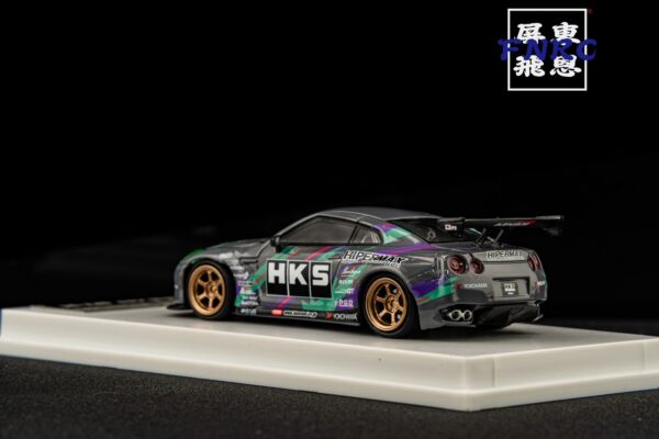 《車友代標》 LMLF 1/64 Nissan GTR R35 火箭兔套件 HKS塗裝