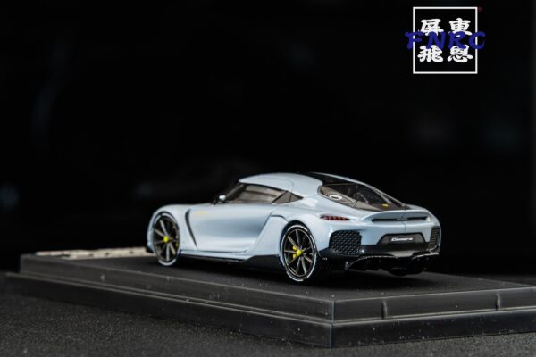 《車友代標》TIMEMICRO 1/64 科尼賽克 Gemera 水泥灰
