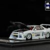 《車友代標》SW 1/64 Nissan GTR LBWK R34 白色 引擎蓋可開