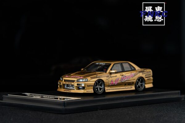 《車友代標》 Mortal Model Nissan ER34 D1GP 金色