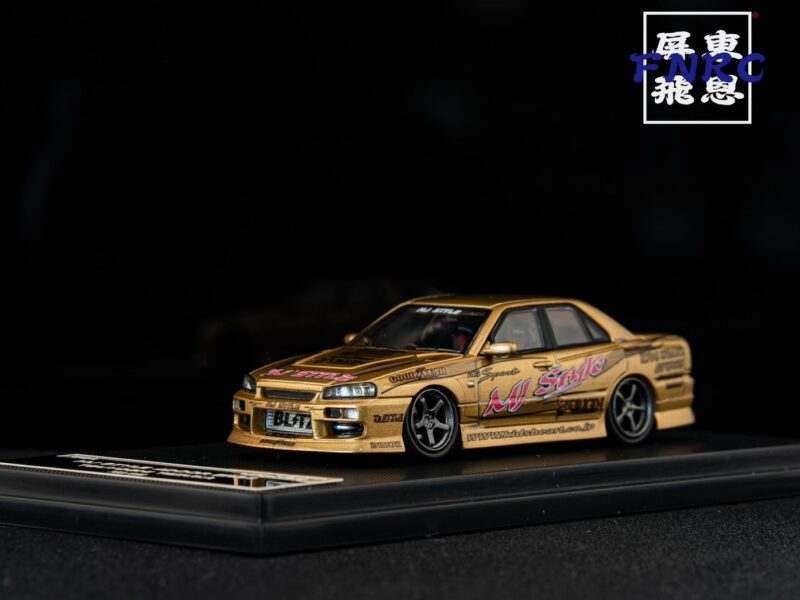 《車友代標》 Mortal Model Nissan ER34 D1GP 金色