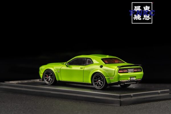 《車友代標》 SH 1/64 道奇 地獄貓 蘋果綠 引擎蓋可開