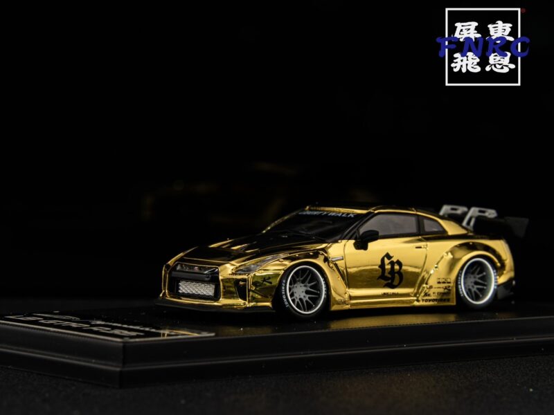 《車友代標》 MC 1/64 Nissan LBWK GTR R35 電鍍金