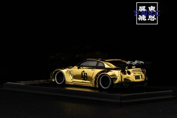 《車友代標》 MC 1/64 Nissan LBWK GTR R35 電鍍金