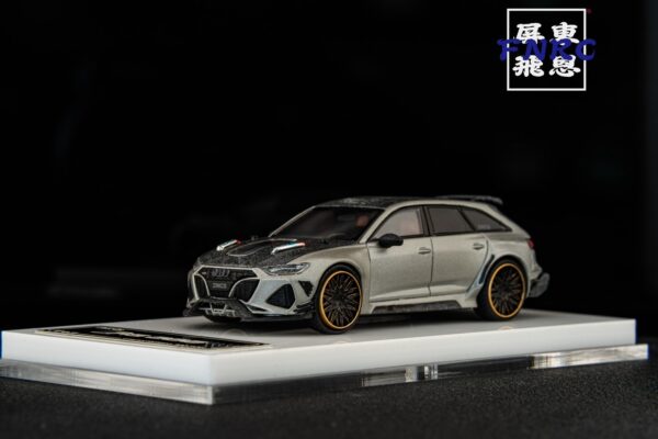 《車友代標》 Top Model 1/64 Audi RS666 段碳套件包覆