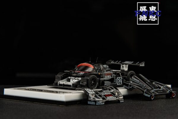 《車友代標》YS Model 1/64 Sauber 賓士 C9 1988 LeMans藍色63 前後可開