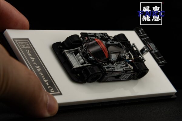 《車友代標》YS Model 1/64 Sauber 賓士 C9 1988 LeMans藍色63 前後可開