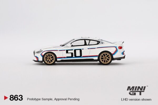 《車友代標》 MINI GT No.863 BMW 3.0 CSL White