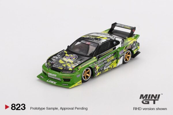 《車友代標》 MINI GT No.823 Nissan LBWK S15 2024 Formula Drift Japan