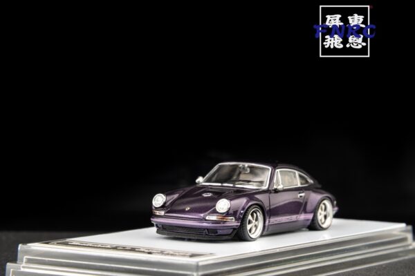 Zinct Model 1/64 保時捷 Singer Coupe 紫色