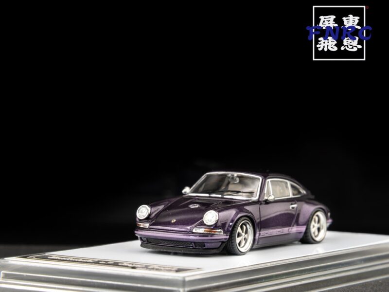 Zinct Model 1/64 保時捷 Singer Coupe 紫色