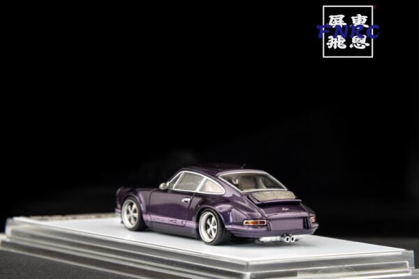 Zinct Model 1/64 保時捷 Singer Coupe 紫色