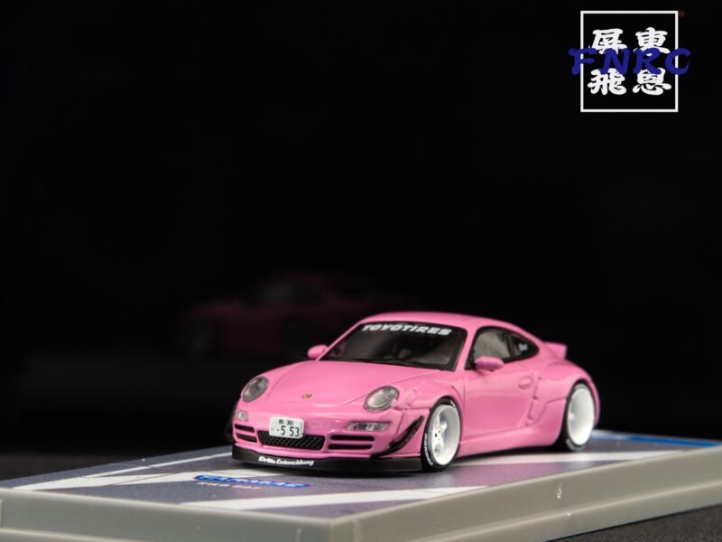 Tarmac Works 1/64 保時捷 RWB 997 粉色