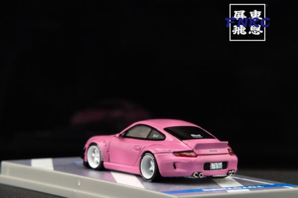 Tarmac Works 1/64 保時捷 RWB 997 粉色