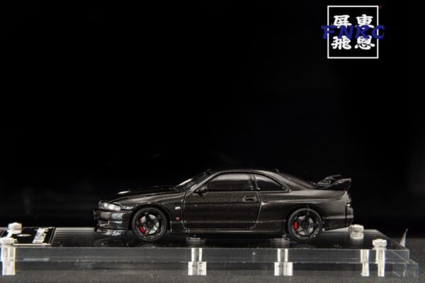 FH 1/64 Nissan GTR R33 全碳纖 引擎蓋可開