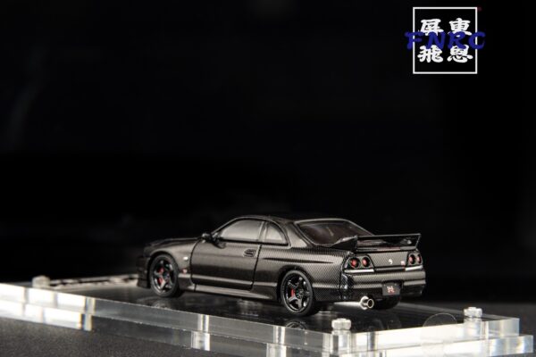 FH 1/64 Nissan GTR R33 全碳纖 引擎蓋可開