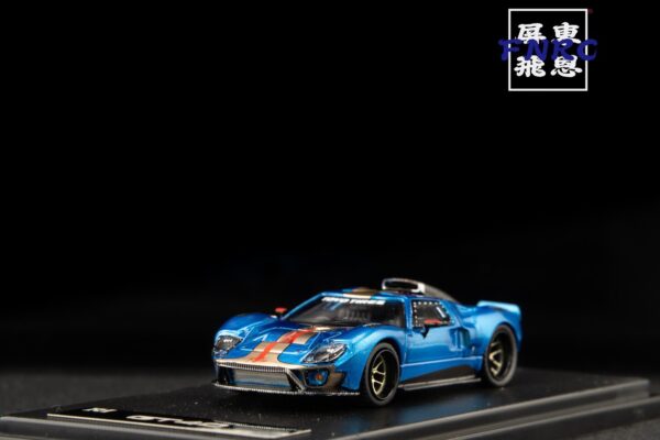 《車友代標》 RM 1/64 Ford GT40 藍色 引擎蓋可開