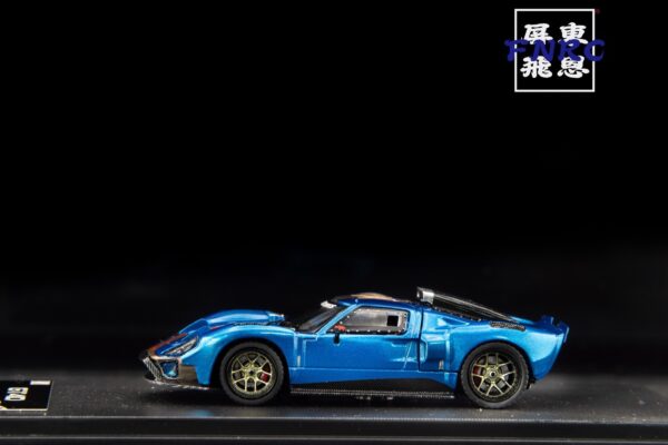《車友代標》 RM 1/64 Ford GT40 藍色 引擎蓋可開