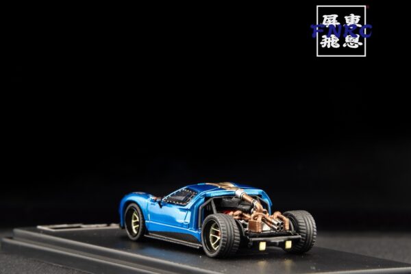 《車友代標》 RM 1/64 Ford GT40 藍色 引擎蓋可開