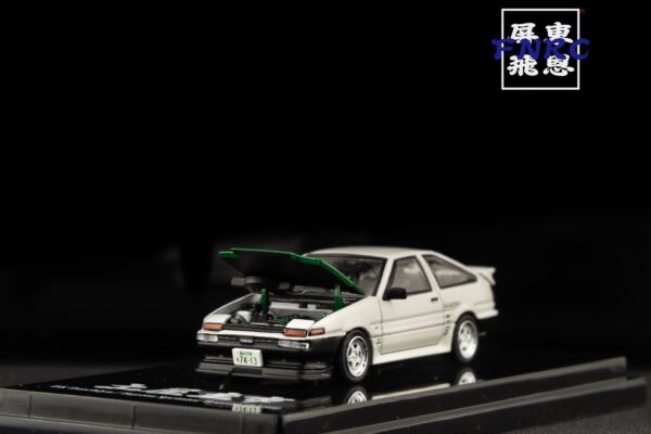 《車友代標》 HJ64 1/64 Toyota AE86 土屋圭市座駕 引擎蓋可開