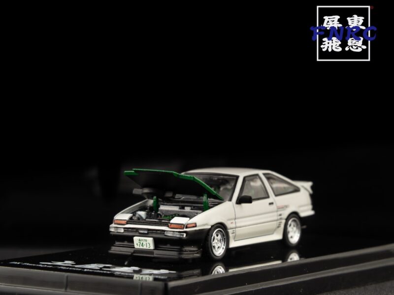 《車友代標》 HJ64 1/64 Toyota AE86 土屋圭市座駕 引擎蓋可開