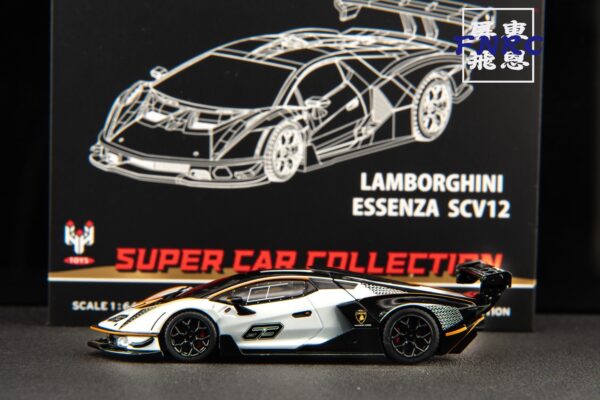 《車友代標》 HH 香港鴻興 1/64 藍寶堅尼 Essenza SCV12 引擎蓋可開