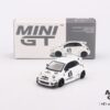 《車友代標》 MINI GT No.809  Abas Works ABARTH 595 Gara White