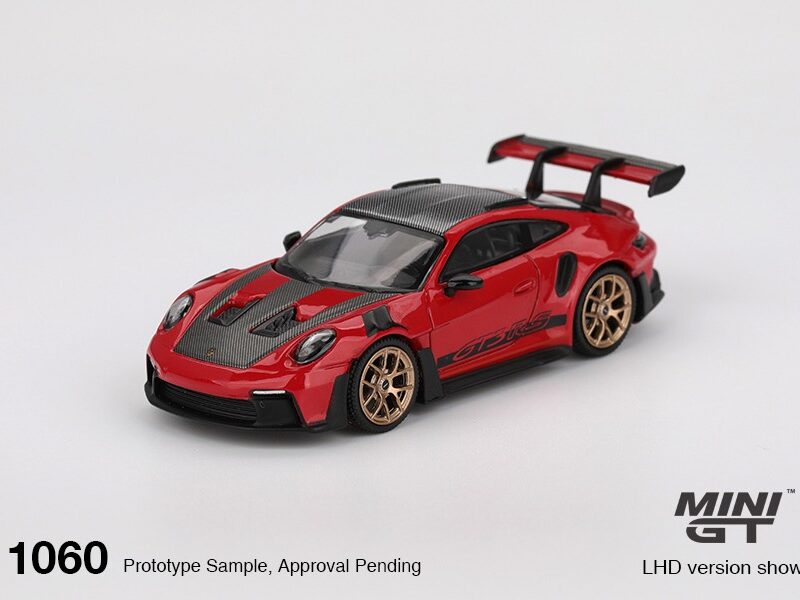 《車友代標》 MINI GT No.1060 Porsche 911 (992) GT3 RS Weissach Package Guards Red