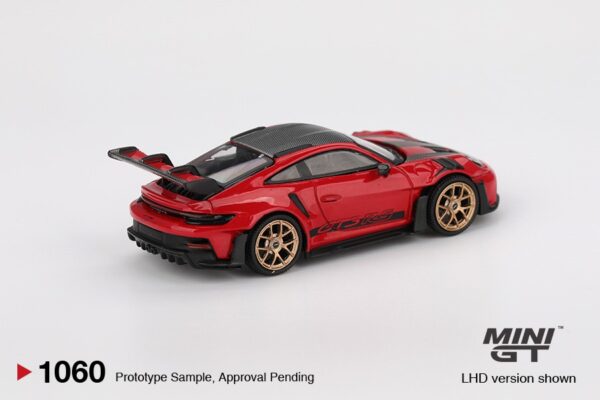 《車友代標》 MINI GT No.1060 Porsche 911 (992) GT3 RS Weissach Package Guards Red