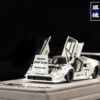 《車友代標》 TOPART 1/64 藍寶堅尼 LBWK  COUNTACH 亮光白 合金全可開