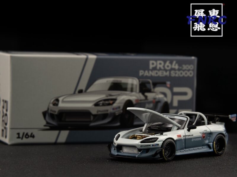 POPRACE 1/64 Honda Pandem 火箭兔 S2000 白色 敞篷