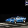 《車友代標》 SH 1/64 藍寶堅尼 Diablo GT  藍色 引擎蓋可開