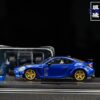 《車友代標》 CM 1/64 Subaru BRZ 藍色 VARIS 套件 附一組輪框