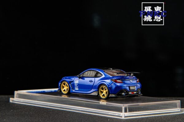 《車友代標》 CM 1/64 Subaru BRZ 藍色 VARIS 套件 附一組輪框