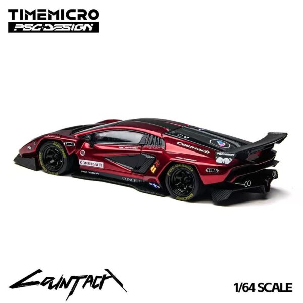 《車友代標》 TIMEMICRO 1/64 藍寶堅尼 LPI800-4 康塔什 猩紅色