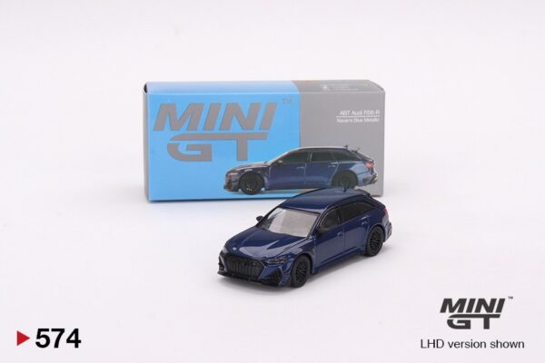 《車友代標》 MINI GT No.574 ABT Audi RS6-R Navarra Blue Metallic