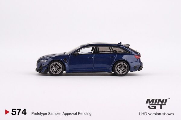 《車友代標》 MINI GT No.574 ABT Audi RS6-R Navarra Blue Metallic