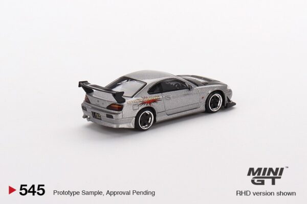 《車友代標》 MINI GT No.545 Nissan Silvia Top Secret 銀色