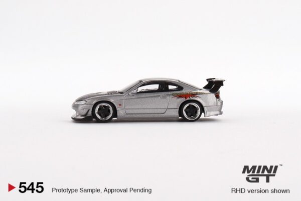 《車友代標》 MINI GT No.545 Nissan Silvia Top Secret 銀色