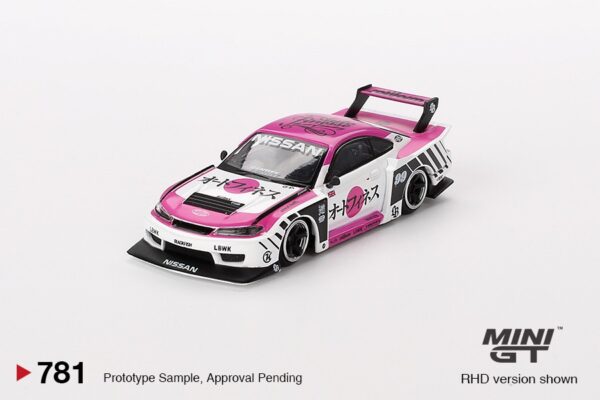《車友代標》 MINI GT No.781 Nissan LB-Super Silhouette S15 SILVIA Auto Finesse SEMA 2023