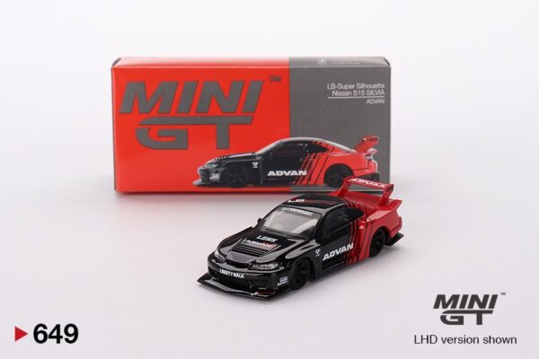 《車友代標》 MINI GT No.649 Nissan LB-Super Silhouette S15 SILVIA ADVAN