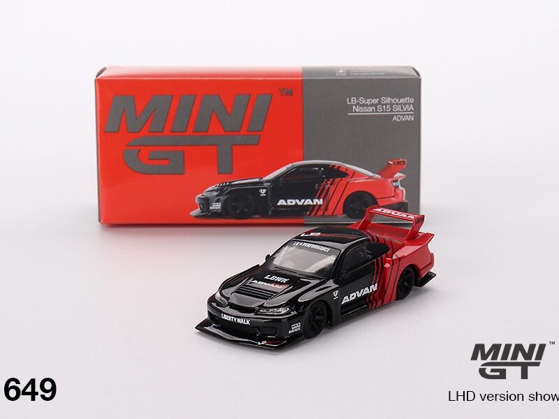 《車友代標》 MINI GT No.649 Nissan LB-Super Silhouette S15 SILVIA ADVAN