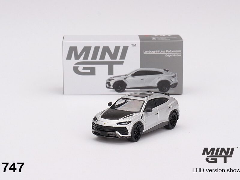 《車友代標》 MINI GT No.747 Lamborghini Urus Performante Grigio Nimbus