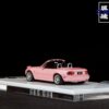 《車友代標》 ATS 1/64 馬自達 粉色 MX5 可跳燈機構 附小配件