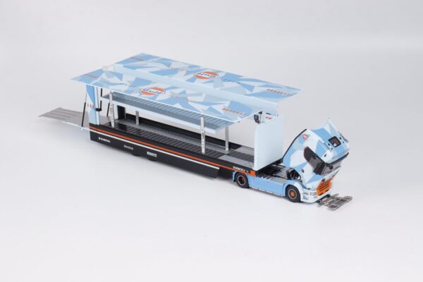 《車友代標》MAXWELL 1/64 SCANIA S730 V8 海灣塗裝 鷗翼門可開