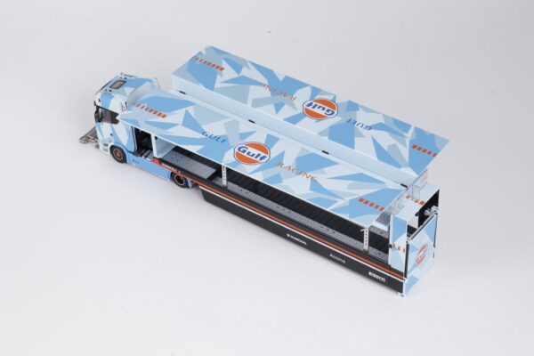 《車友代標》MAXWELL 1/64 SCANIA S730 V8 海灣塗裝 鷗翼門可開
