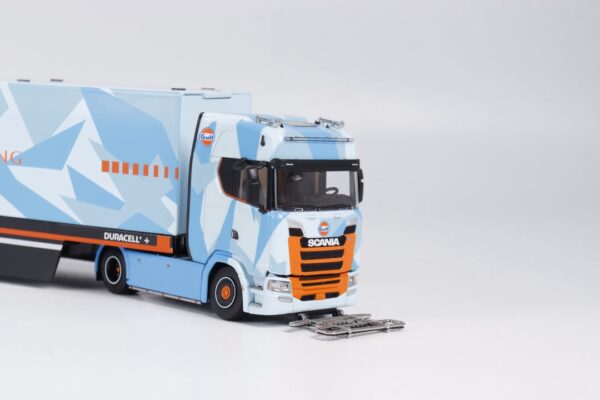 《車友代標》MAXWELL 1/64 SCANIA S730 V8 海灣塗裝 鷗翼門可開